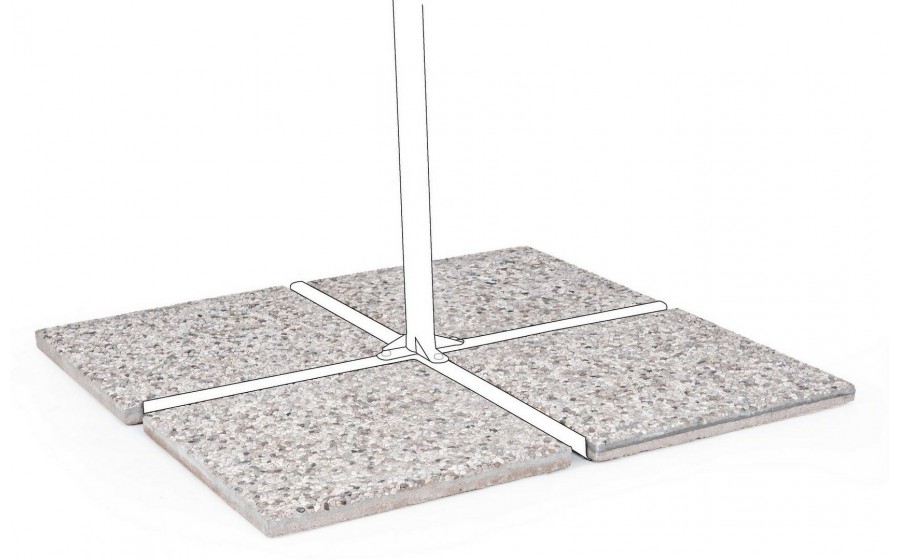 BIZZOTTO podstawa cementowa do parasola  INES 20 kg