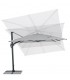 BIZZOTTO parasol ogrodowy INES jasny  szary