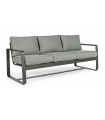 BIZZOTTO sofa 3-osobowa ogrodowa  MERRIGAN szara