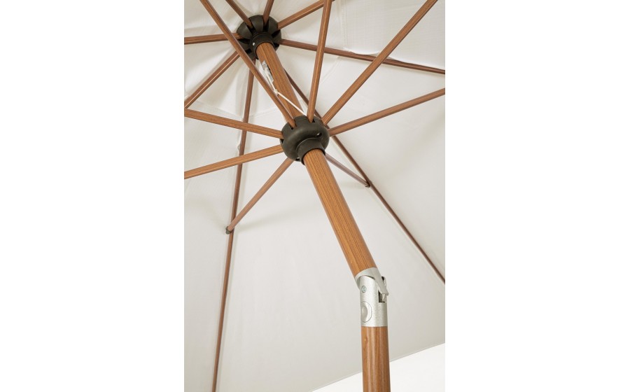 BIZZOTTO parasol ogrodowy PALINURO biały