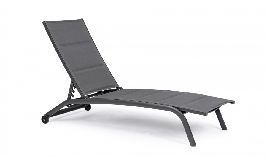 BIZZOTTO leżak ogrodowy CLEOPAS antracyt
