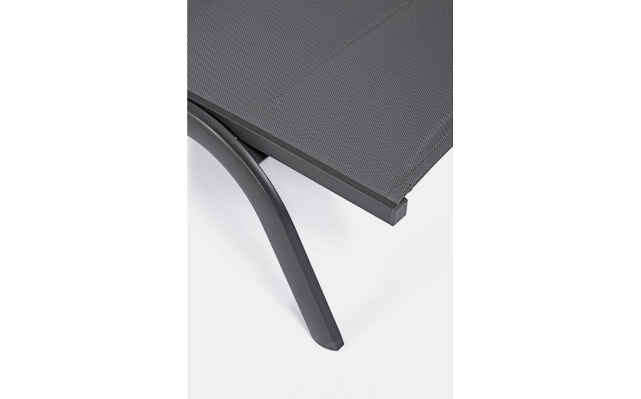 BIZZOTTO leżak ogrodowy CLEOPAS antracyt