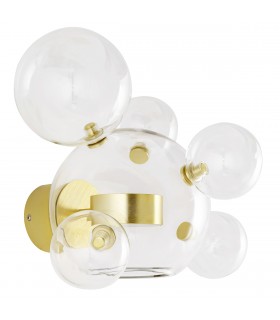 MOOSEE lampa ścienna CAPRI WALL 6 LED złota