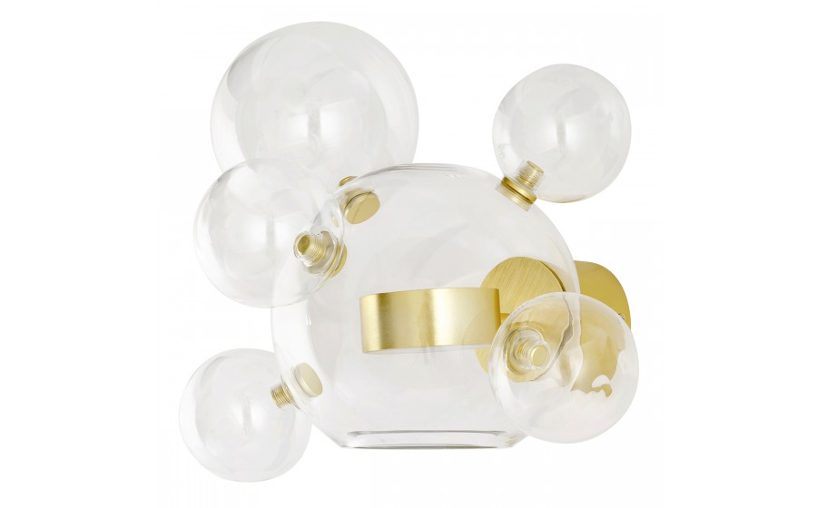 MOOSEE lampa ścienna CAPRI WALL 6 LED złota