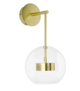 MOOSEE lampa ścienna CAPRI WALL LED złota