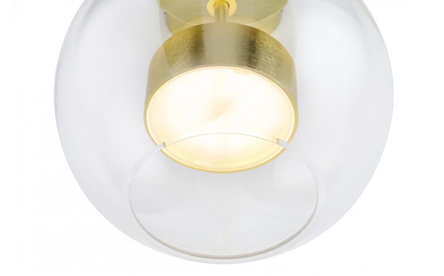 MOOSEE lampa ścienna CAPRI WALL LED złota