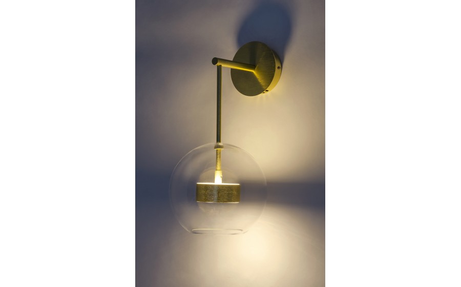 MOOSEE lampa ścienna CAPRI WALL LED złota