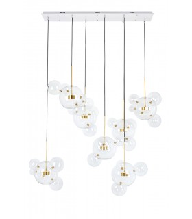 MOOSEE lampa wisząca CAPRI LINE 7 LED złota