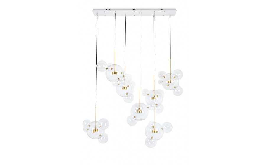 MOOSEE lampa wisząca CAPRI LINE 7 LED złota