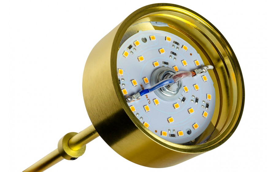 MOOSEE lampa wisząca CAPRI LINE 7 LED złota