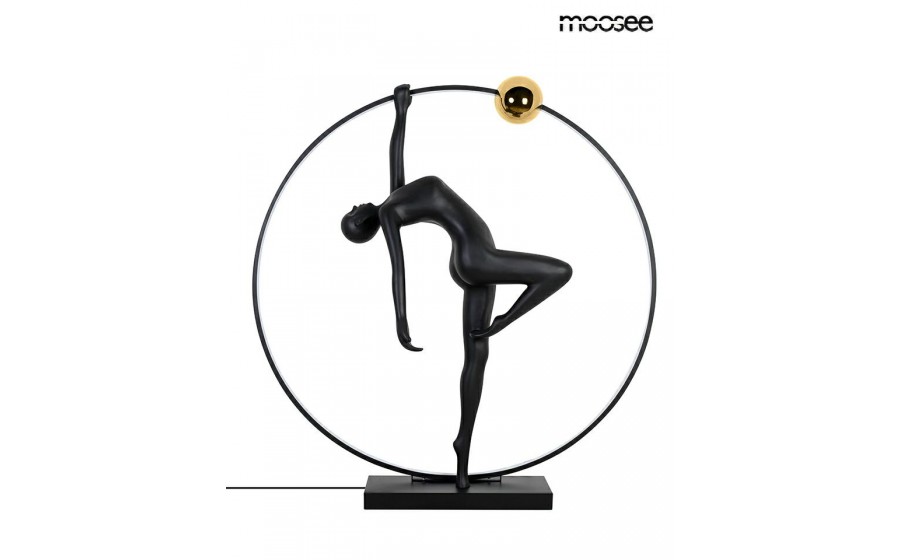 MOOSEE lampa podłogowa HUMAN ACROBATIC czarna