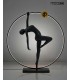 MOOSEE lampa podłogowa HUMAN ACROBATIC czarna