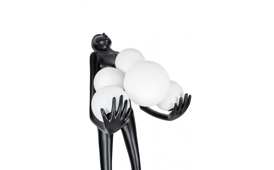 MOOSEE lampa podłogowa HUMAN PREMIUM -  włókno szklane, szkło