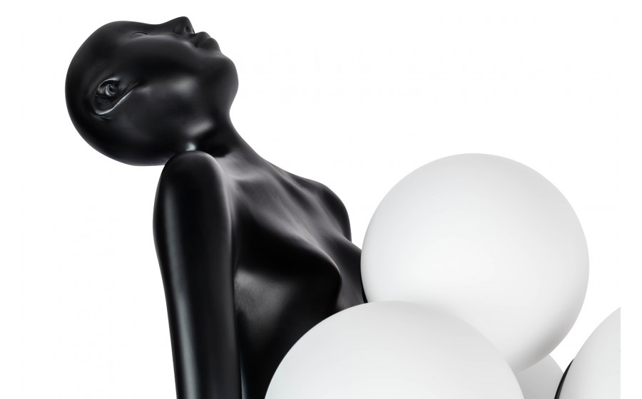 MOOSEE lampa podłogowa HUMAN PREMIUM -  włókno szklane, szkło