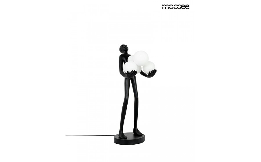 MOOSEE lampa stołowa HUMAN PREMIUM  czarna