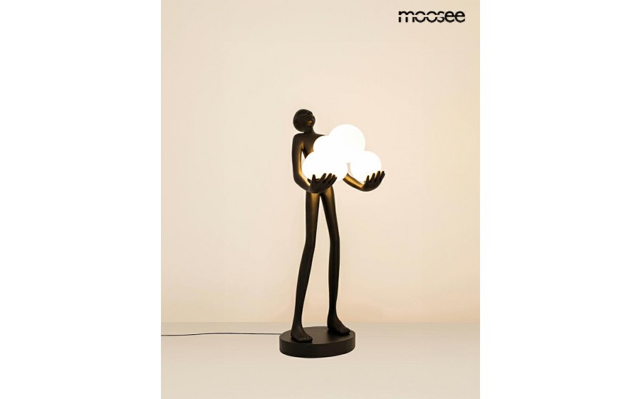 MOOSEE lampa stołowa HUMAN PREMIUM  czarna