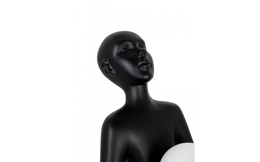MOOSEE lampa stołowa HUMAN PREMIUM  czarna