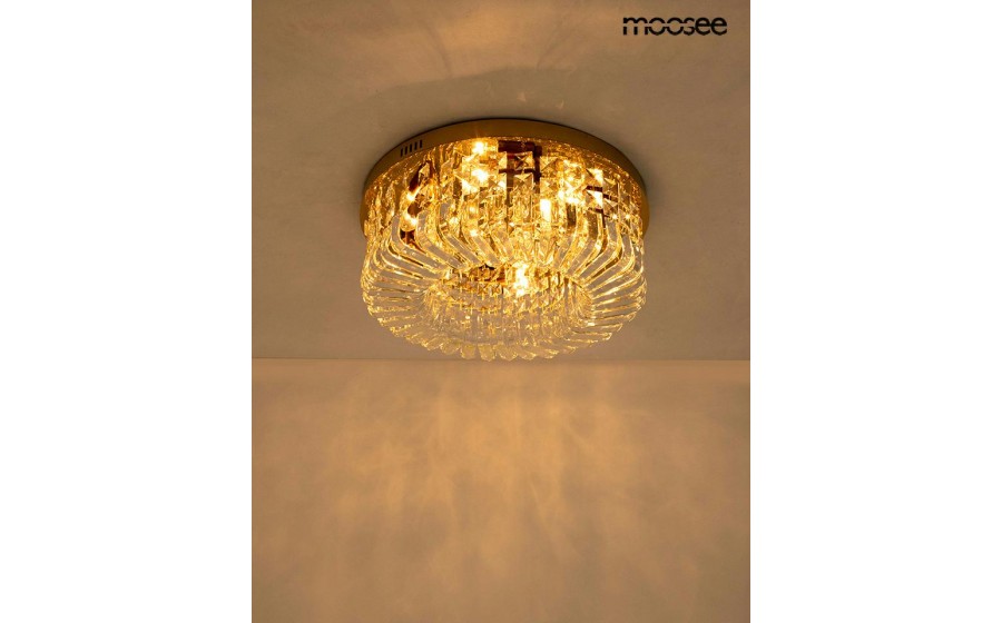 MOOSEE lampa sufitowa / plafon BALUNA 50  złota