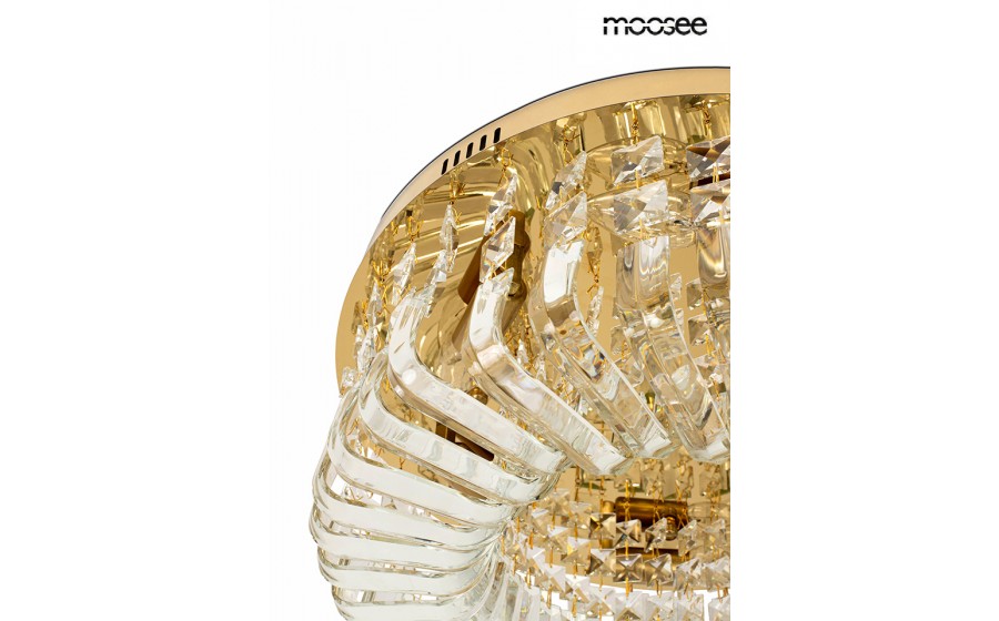 MOOSEE lampa sufitowa / plafon BALUNA 50  złota