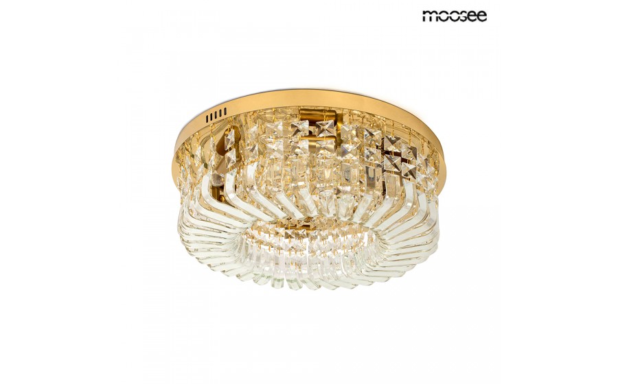 MOOSEE lampa sufitowa / plafon BALUNA 80  złota
