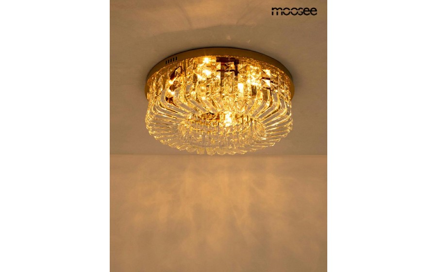 MOOSEE lampa sufitowa / plafon BALUNA 80  złota