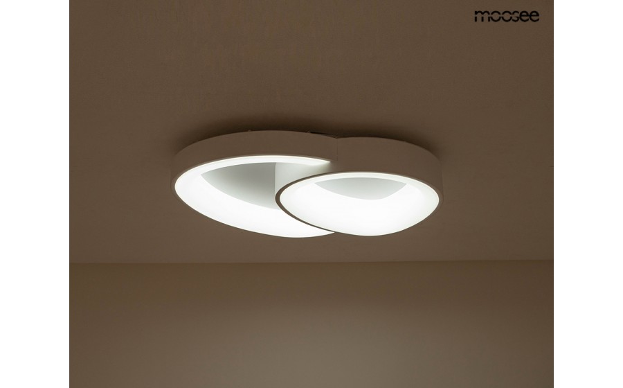 MOOSEE lampa sufitowa / plafon CELLS 2  biała