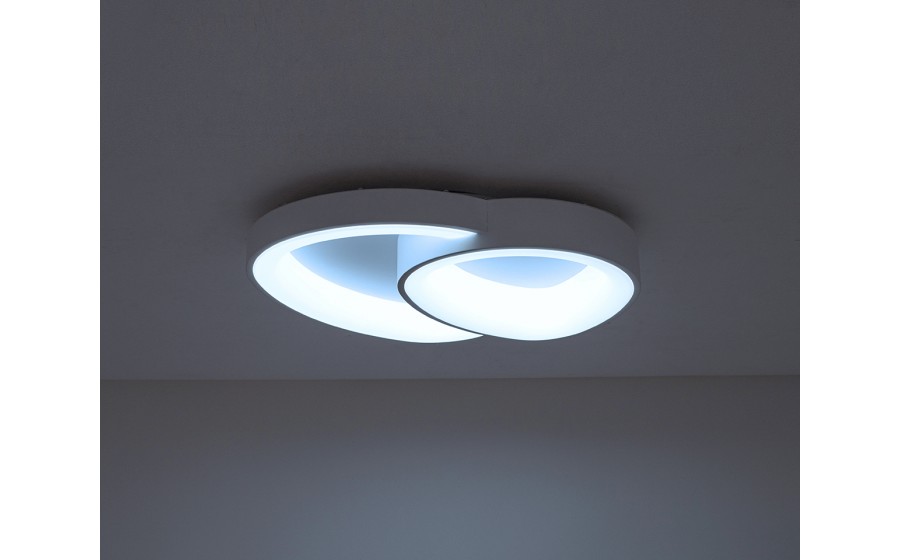MOOSEE lampa sufitowa / plafon CELLS 2  biała