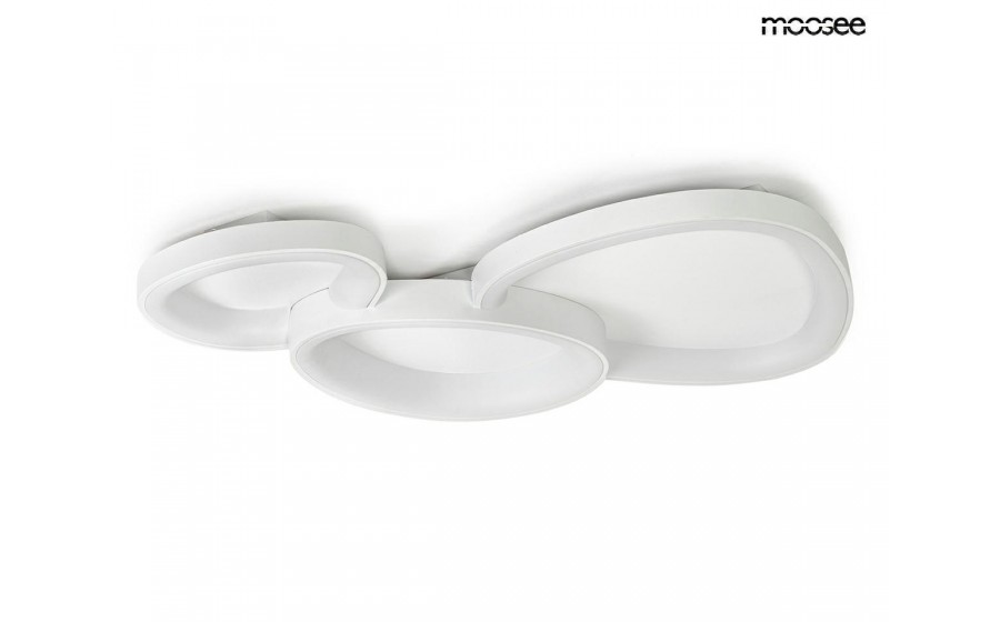 MOOSEE lampa sufitowa / plafon CELLS 3  biała