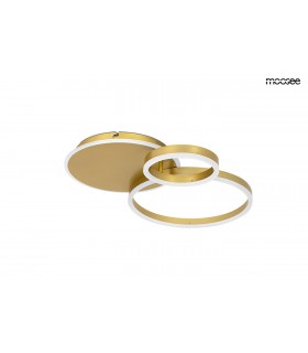MOOSEE lampa sufitowa / plafon RINGS 3 złota