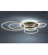 MOOSEE lampa sufitowa / plafon RINGS 6  złota