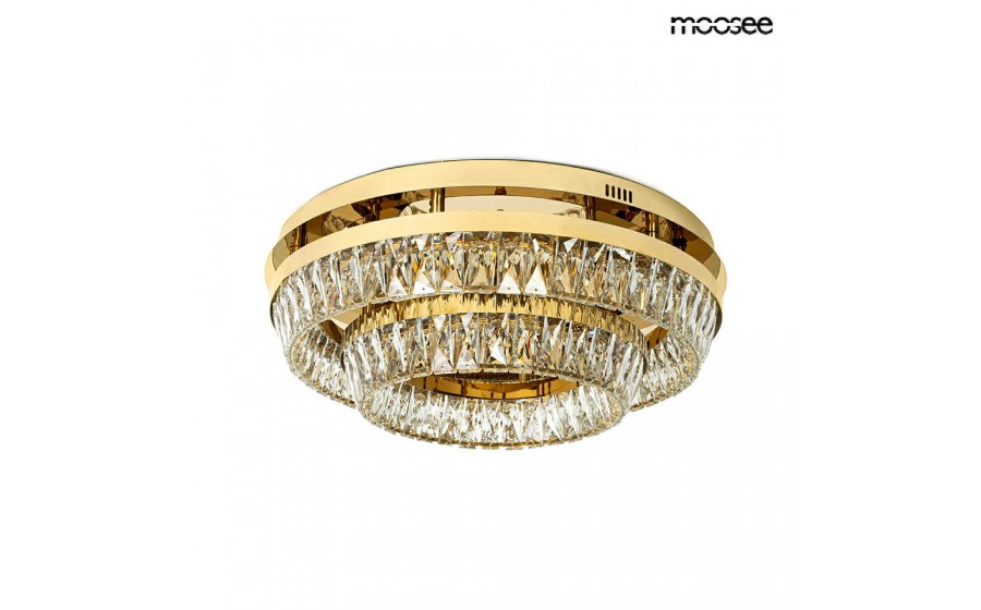 MOOSEE lampa sufitowa / plafon SAVOY 2  złota