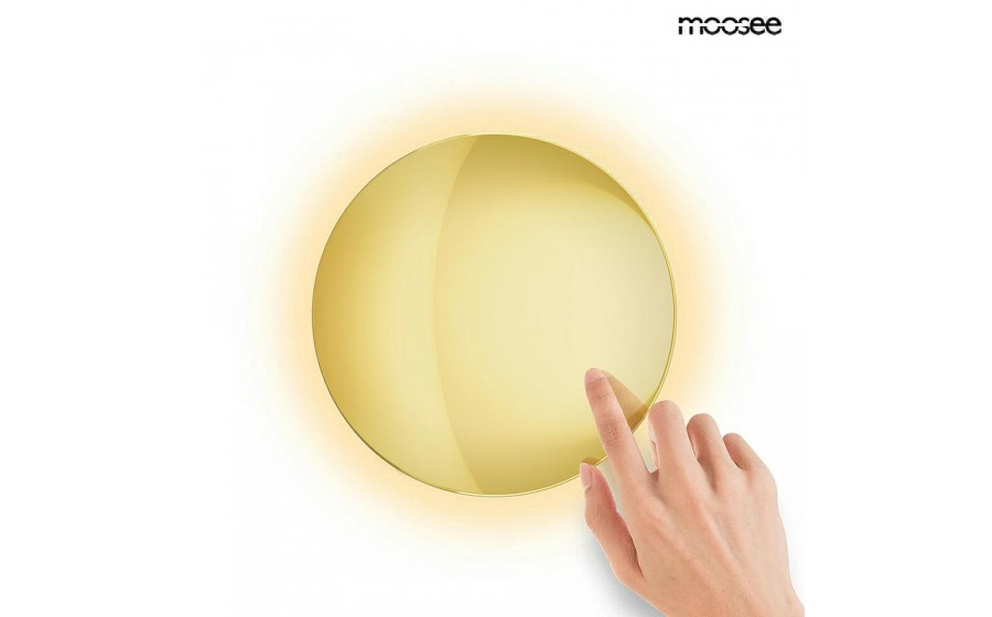MOOSEE lampa ścienna SHADOW SUN 25 złota