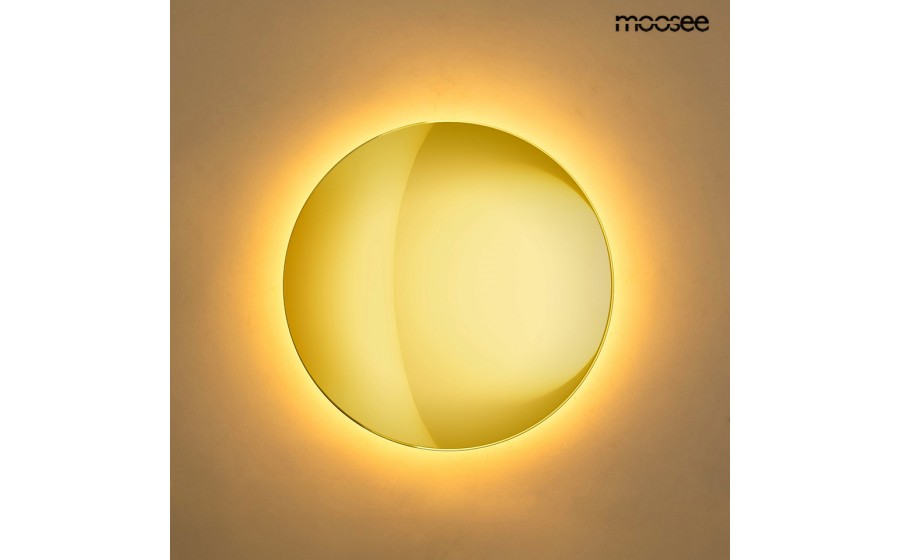 MOOSEE lampa ścienna SHADOW SUN 25 złota