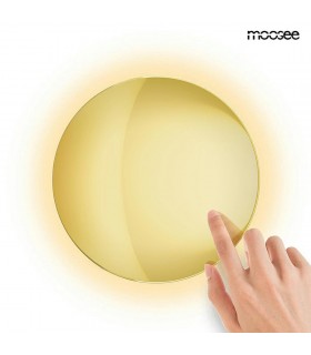 MOOSEE lampa ścienna SHADOW SUN 30 złota