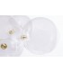 MOOSEE lampa wisząca CAPRI 6 złota - 60  LED, alumiumium, szkło