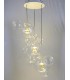 MOOSEE lampa wisząca CAPRI DISC 3 złota  - 180 LED, aluminium, szkło