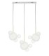 MOOSEE lampa wisząca CAPRI LINE 3 złota  / biała - 180 LED, aluminium, szkło