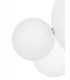 MOOSEE lampa wisząca CAPRI LINE 3 złota  / biała - 180 LED, aluminium, szkło