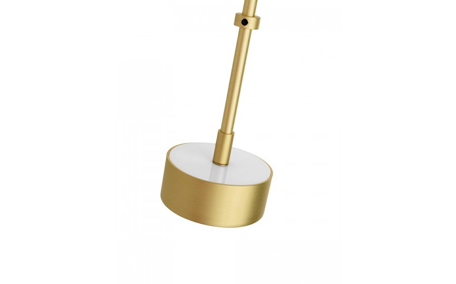 MOOSEE lampa wisząca CAPRI LINE 3 złota  / biała - 180 LED, aluminium, szkło