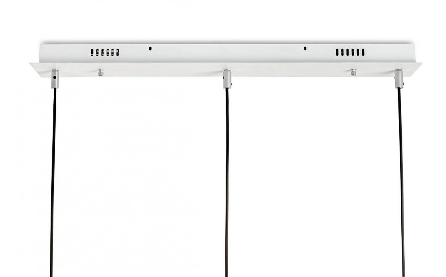 MOOSEE lampa wisząca CAPRI LINE 3 złota  / biała - 180 LED, aluminium, szkło