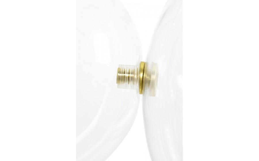 MOOSEE lampa wisząca CAPRI LINE 3 złota  - 180 LED, aluminium, szkło