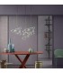 MOOSEE lampa wisząca CAPRI LINE 3 złota  - 180 LED, aluminium, szkło