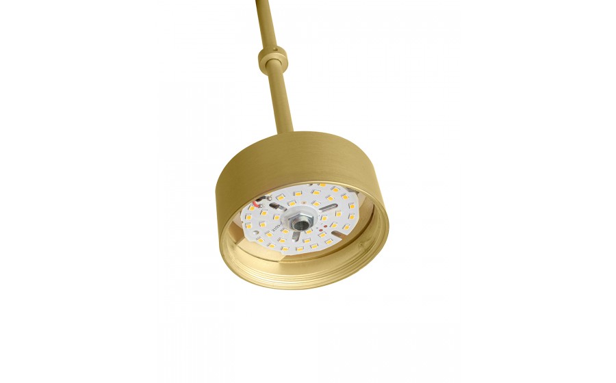 MOOSEE lampa wisząca CAPRI LINE 3 LED złota