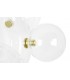 MOOSEE lampa wisząca CAPRI LINE 5 złota  - 300 LED, aluminium, szkło