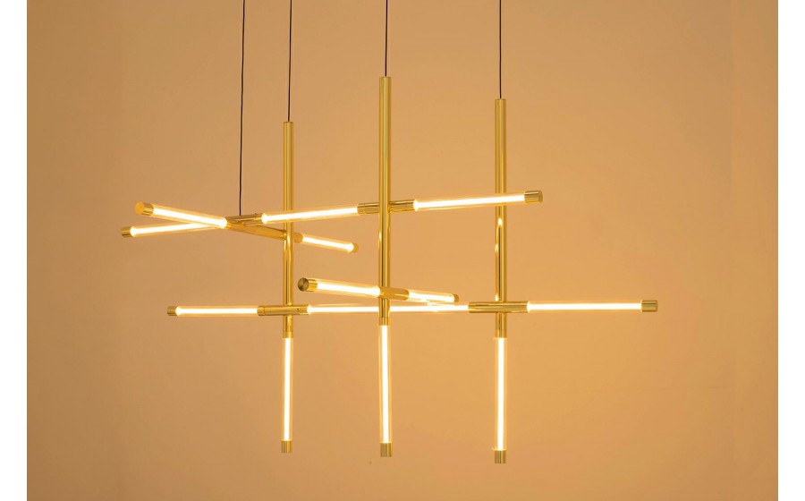 MOOSEE lampa wisząca MIKADO S złota