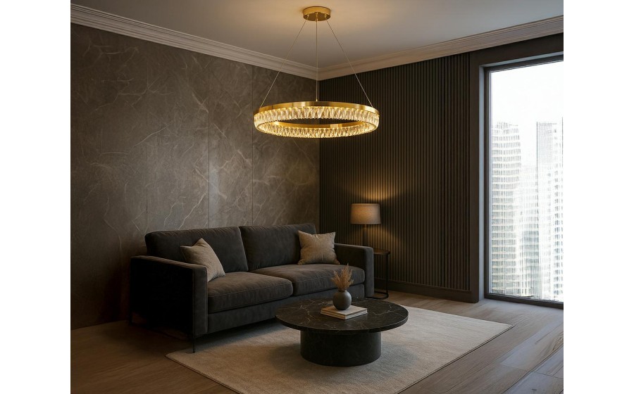 MOOSEE lampa wisząca SAVOY 80 złota