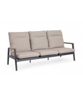 BIZZOTTO sofa 3-osobowa ogrodowa MIGUEL  beżowa
