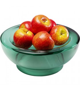 KARE misa dekoracyjna, GRAZIOSO 32 cm, zielona misa, misa szkło glamour, ręcznie wykonane szkło, luksusowe dodatki,