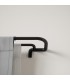 UMBRA karnisz TWILIGHT DOUBLE 76 - 213  cm czarny mat