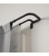UMBRA karnisz TWILIGHT DOUBLE 76 - 213  cm czarny mat